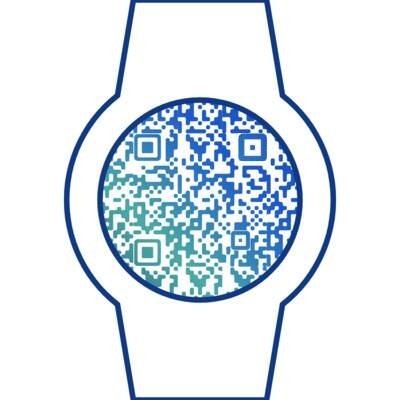 QR Code with gradient